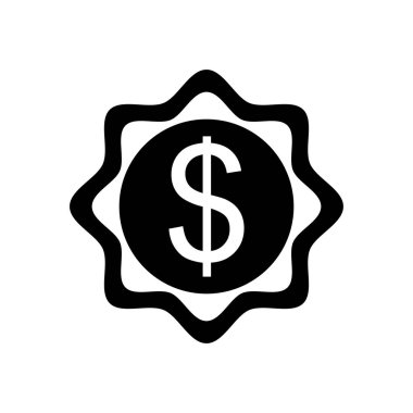 para mühür simgesi, siluet biçimi