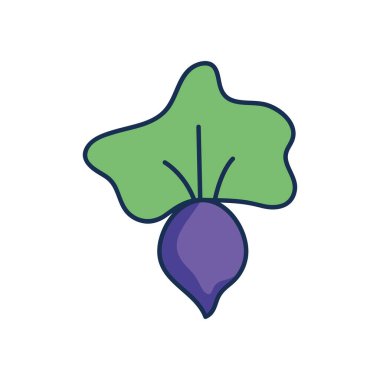 turp sebze simgesi, satır doldurma biçimi