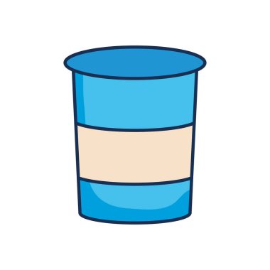 yoğurt kabı simgesi, satır doldurma biçimi