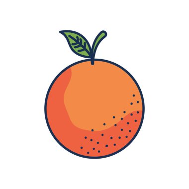 turuncu meyve simgesi, satır doldurma biçimi