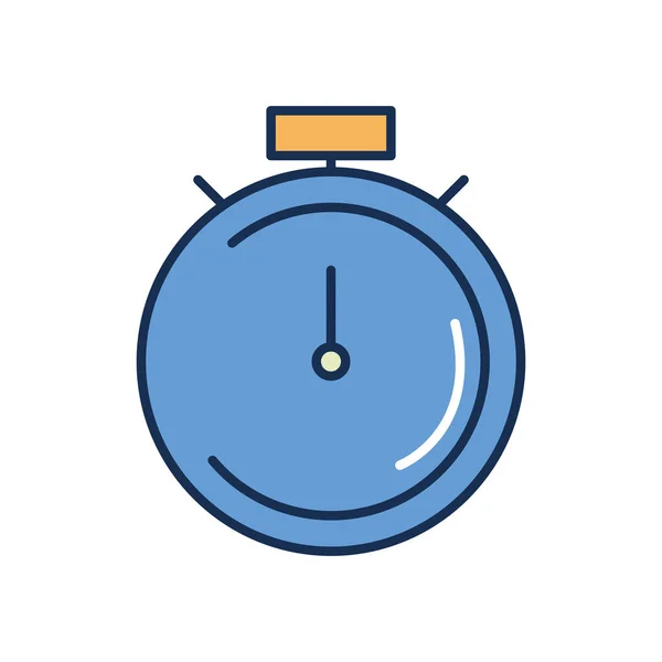 Stopwatch ikon kép, vonal kitöltése stílus — Stock Vector