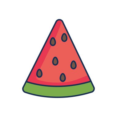 Karpuz meyve simgesi, satır doldurma biçimi