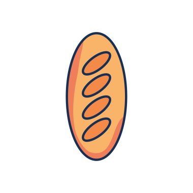 ekmek simgesi resmi, satır doldurma biçimi