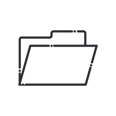 dosya satırı biçim vektör tasarımı