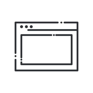 websitesi sayfa biçimi vektör tasarımı