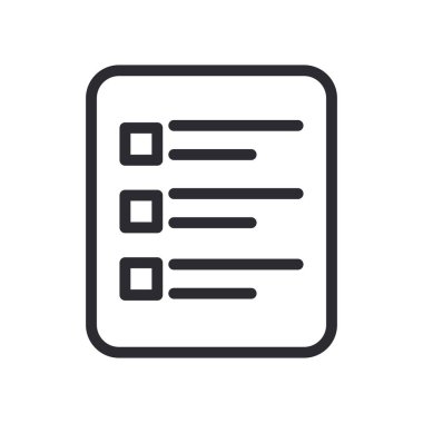 Seçenek satırı biçim vektör tasarımı içeren belge