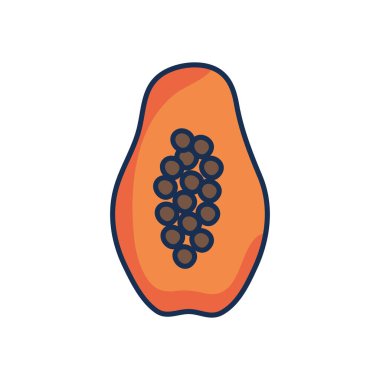 pawpaw meyve simgesi, satır doldurma biçimi