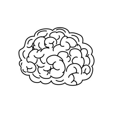 beyin simgesi resmi, satır biçimi