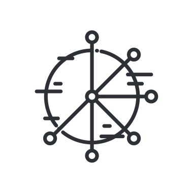 infographic pie grafik çizelgesi biçim vektör tasarımı