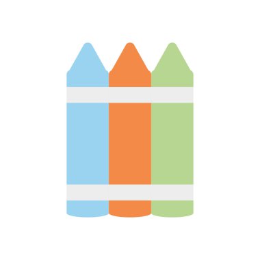 renk kalem simgesi, düz biçim