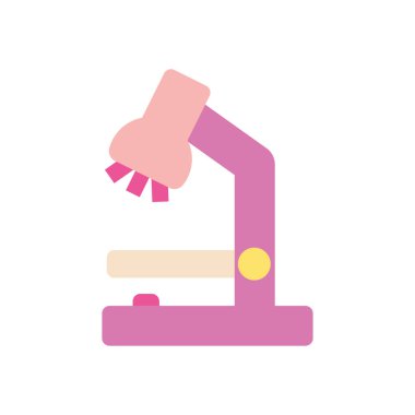 mikroskop aracı simgesi, düz biçim