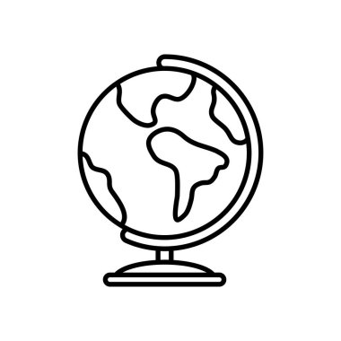 Coğrafya aracı simgesi, satır biçimi