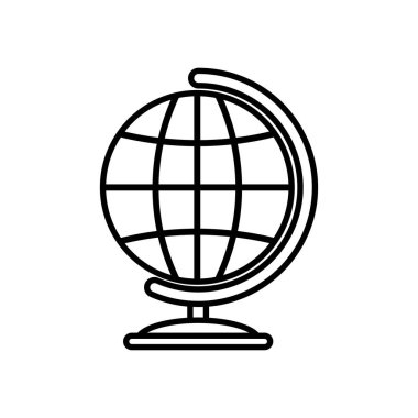 Coğrafya aracı simgesi, satır biçimi