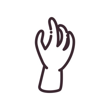 el çizgisi biçim vektör tasarımı ile hareket