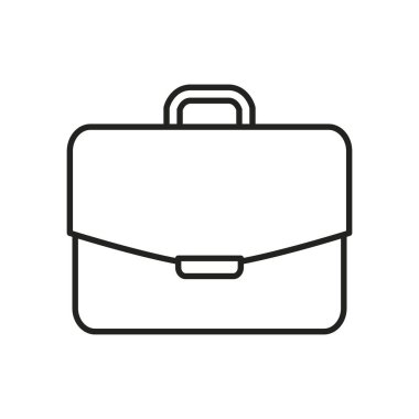 bavul çantası çizgisi biçim vektör tasarımı