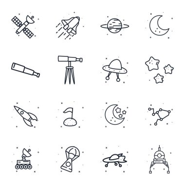 Boşluk çizgisi biçimi vektör tasarımı