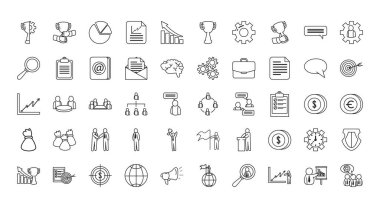 business line style simgesi vektör tasarımı