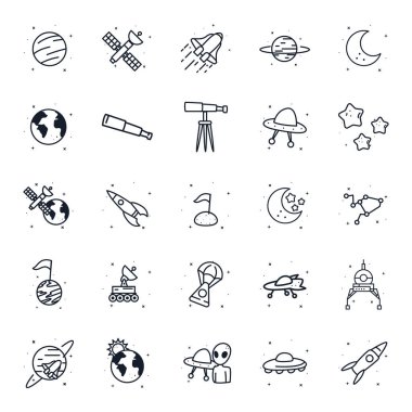 Boşluk çizgisi biçimi vektör tasarımı