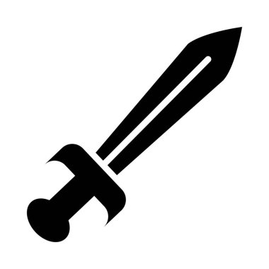 kılıç simgesi resmi, siluet biçimi