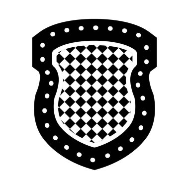 Ortaçağ kalkan simgesi, siluet biçimi