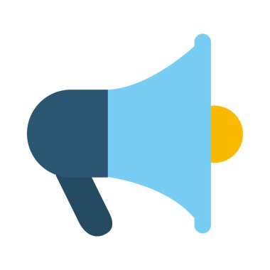 megafon simgesi resmi, düz biçim