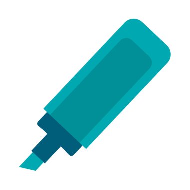 işaretleyici düz biçim ikon vektör tasarımı