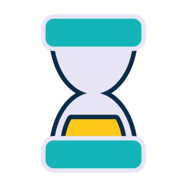 kum saati simgesi resmi, satır ve doldurma biçimi