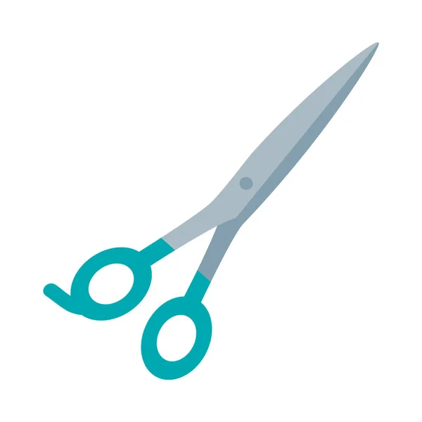 Векторный дизайн иконок с плоским ножницами — стоковый вектор