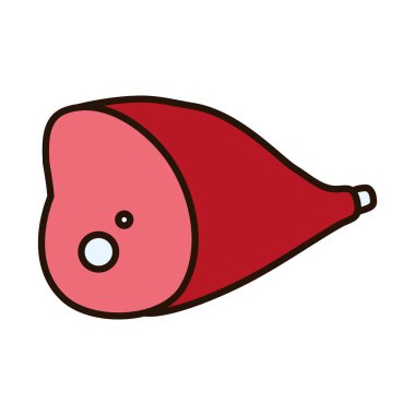 et hattı ve biçim simgesi vektör tasarımı