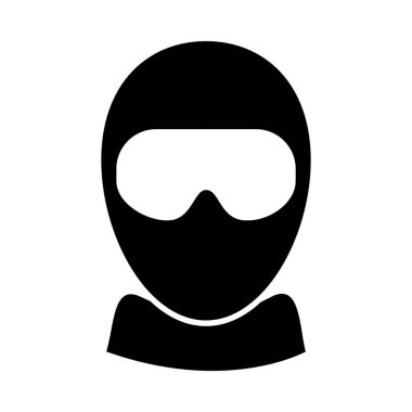 protesto miğferi silueti biçim vektör tasarımı