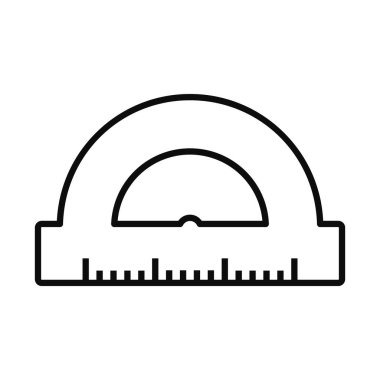 cetvel satır biçimi ikon vektör tasarımı