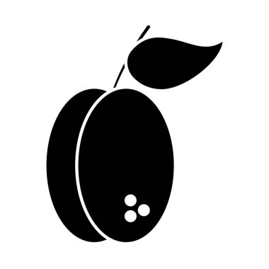 Erik meyvesi simgesi, siluet tarzı