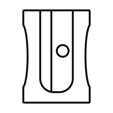 Keskinleştirici satır biçimi ikon vektör tasarımı