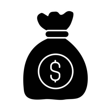 para çantası siluet biçim vektör tasarımı