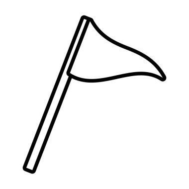 Yarış bayrağı çizgisi biçim vektör tasarımı