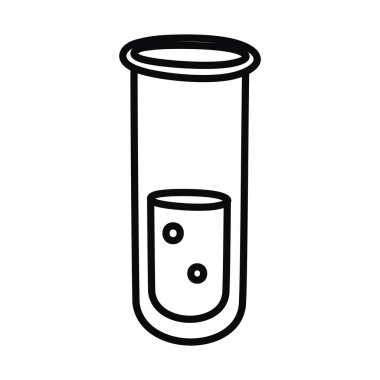 test tübü simgesi, satır biçimi
