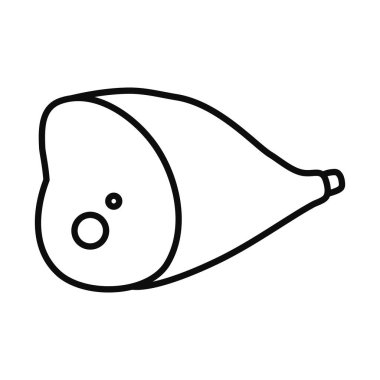 et hattı biçim ikon vektör tasarımı