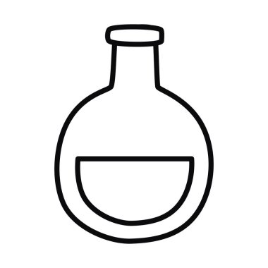 kimyasal yuvarlak matara simgesi, satır biçimi