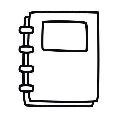 okul not defteri simgesi, satır biçimi