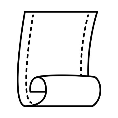 dekoratif yer imi simgesi, satır biçimi