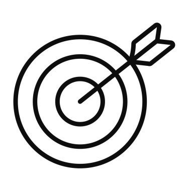 hedef ve yay simgesi, satır biçimi