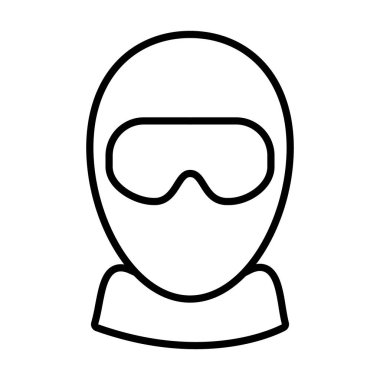 Kask çizgisi biçim vektör tasarımını protesto et