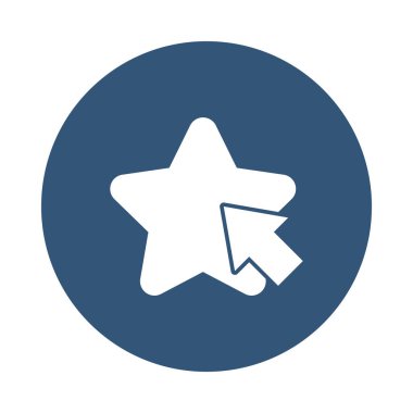 yıldız ve ok imleç simgesi, blok biçimi