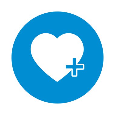 çapraz simgeli kalp, blok biçimi