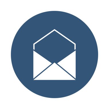 posta zarfı simgesi, blok biçimi