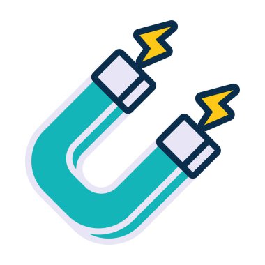 Gök gürültüsü simgesi, satır ve doldurma biçimi olan mıknatıs