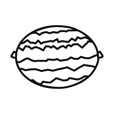 karpuz çizgisi biçim vektör tasarımı