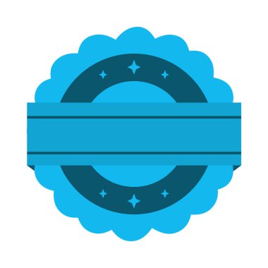 yuvarlak etiket simgesi, düz stil