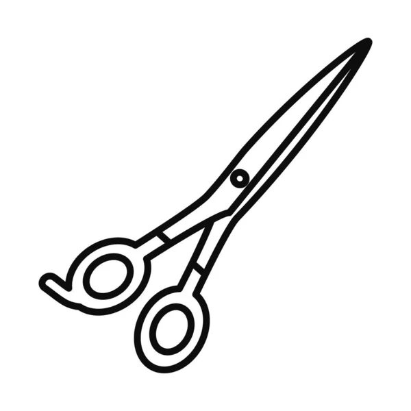 Scissor line style icon vector design — 스톡 벡터