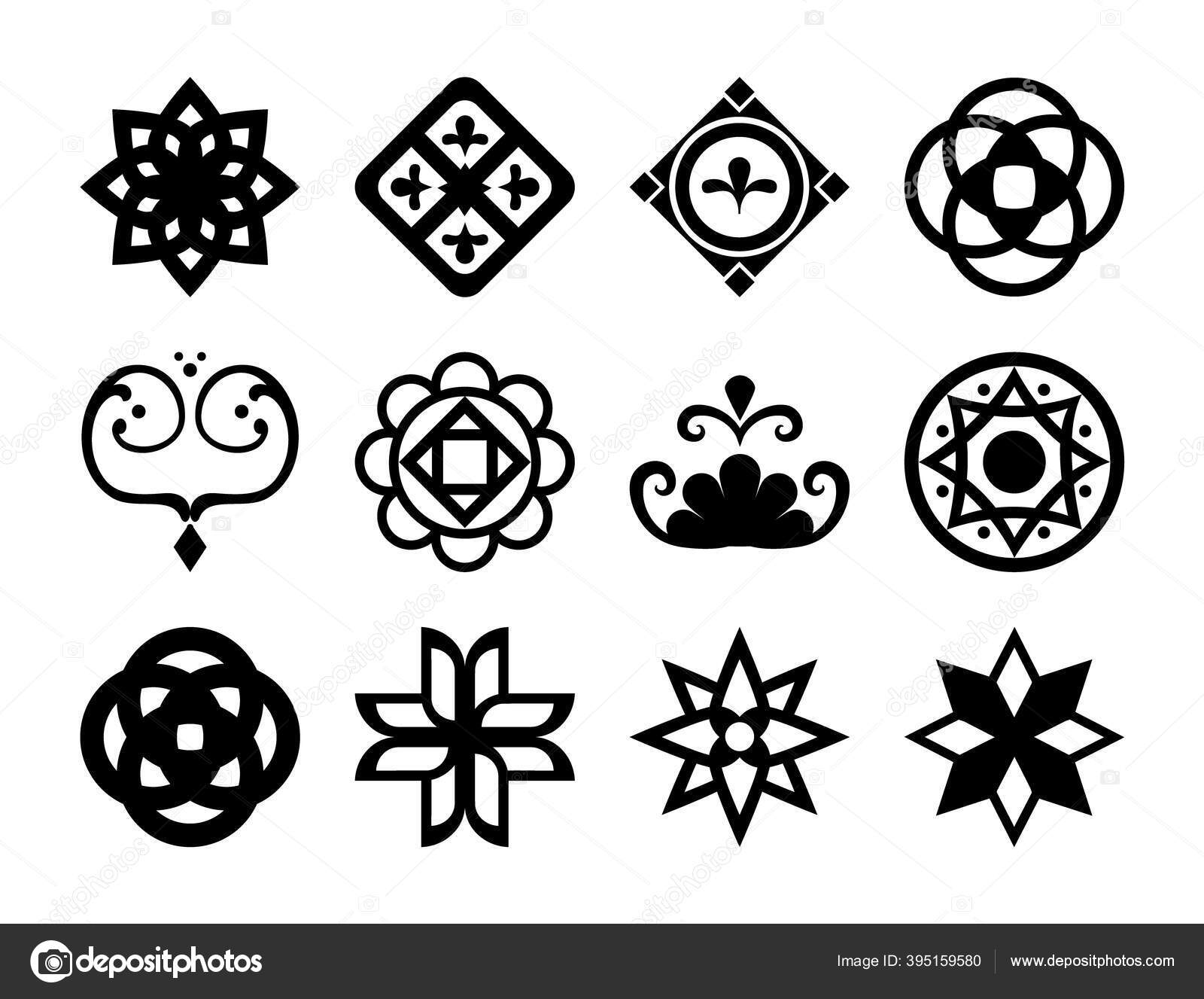 Vector Set Of Design Theme Items Stock Illustration - Download